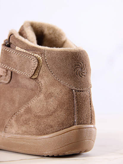 картинка Босоногие ботинки  ED'ART 211.NATA'br.Серо-коричневая замша от интернет магазина