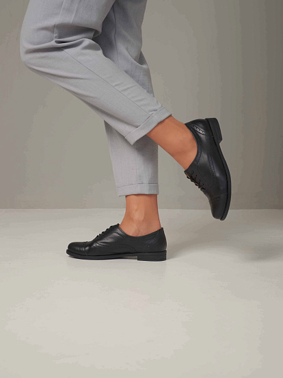 картинка Туфли полуботинки ED'ART 101.madonna'bl. Черный от интернет магазина