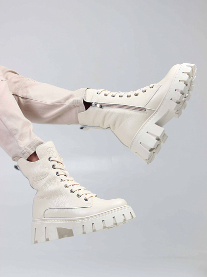 картинка Ботинки ED'ART 346.чанки'be. Бежевый макс от интернет магазина