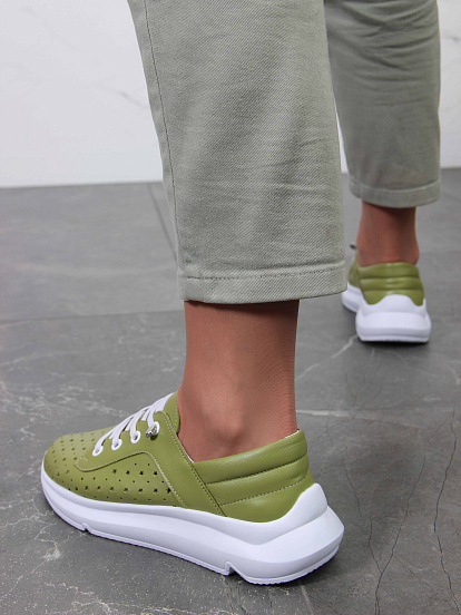 картинка Кроссовки ED'ART 168.236143w. Авокадо от интернет магазина