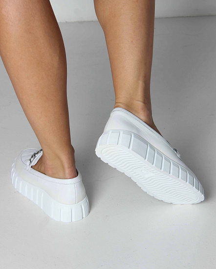 картинка Лоферы туфли ED'ART 145.91505'w.Белый от интернет магазина