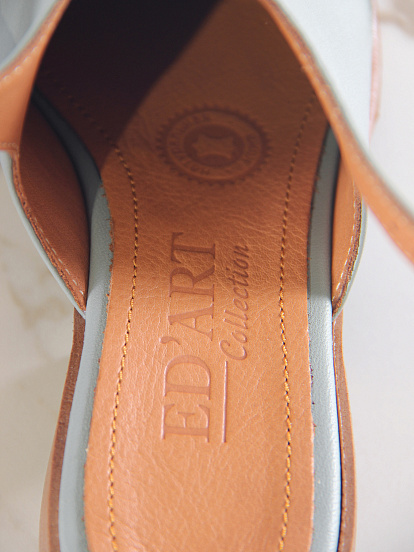 картинка Босоножки ED'ART 5133.23663'be. Авокадо лион+коричневый от интернет магазина