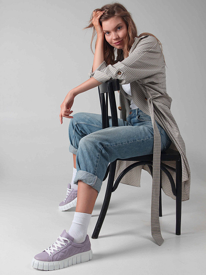 картинка Кеды ED'ART 146.91505'w.Lilac от интернет магазина