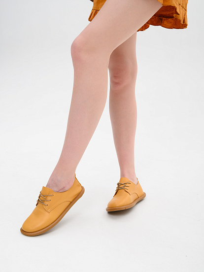 картинка Туфли ED'ART 181.ОКСЕ'br. Лион тыква+коричневый от интернет магазина