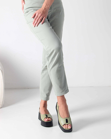 картинка Босоножки ED'ART 3020.22776'bl. Авокадо от интернет магазина