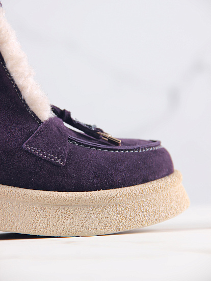 картинка Ботинки ED'ART 307.florida 'be.сливовая замша от интернет магазина