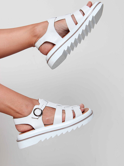 картинка Босоножки ED'ART 2025.2525'w. Белый от интернет магазина