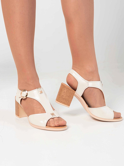 картинка Босоножки ED'ART 6001.624'be. Бежевый от интернет магазина