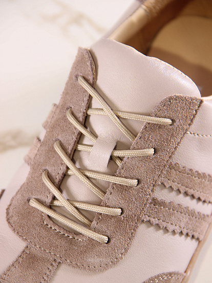 картинка Босоногие кеды ED'ART 184.nata'br.Визон+капучино замша от интернет магазина