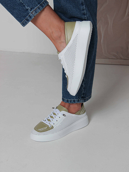 картинка Кеды ED'ART 163.P.LusiR2'w.Белый авокадо от интернет магазина