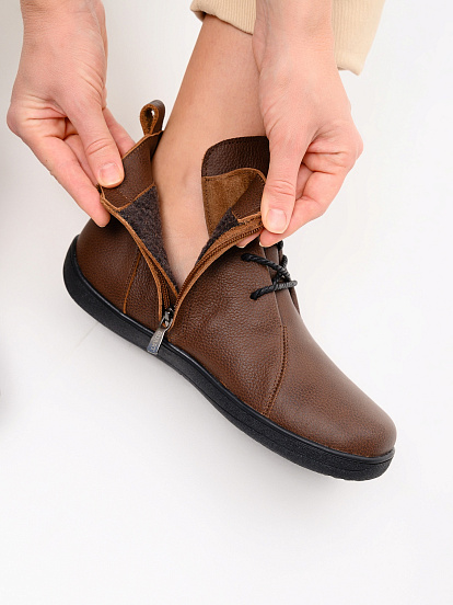 картинка Босоногие ботинки  ED'ART 352.NATA'bl.Светло-коричневая оттима от интернет магазина