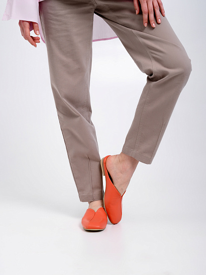 картинка Мюли ED'ART 1007.тунит205'be. Коралл от интернет магазина