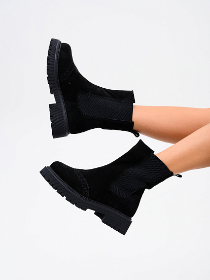 картинка Челси 360.P.taskana'bl. Черная замша от интернет магазина