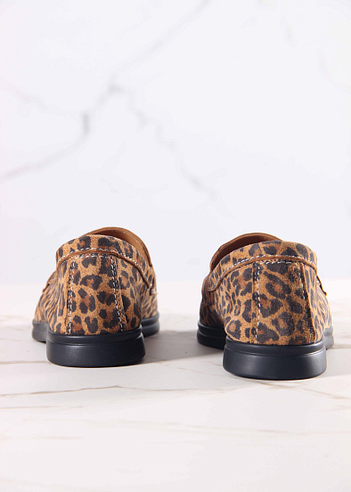картинка Лоферы туфли ED'ART 170.2614'bl. коричневый леопард от интернет магазина