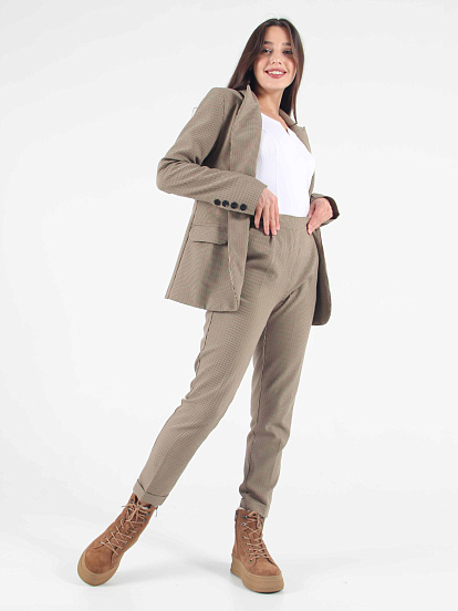 картинка Ботинки ED'ART 215.warm'br. светло коричневые замша от интернет магазина