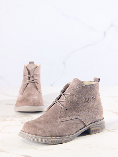 картинка Ботинки ED'ART 308.К.патриция'ka. Капучино замша от интернет магазина