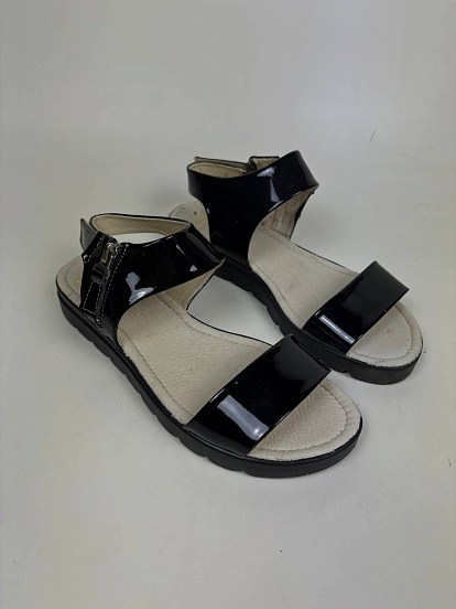 картинка Босоножки ED'ART 2020.115bl. Черный лак уценка от интернет магазина