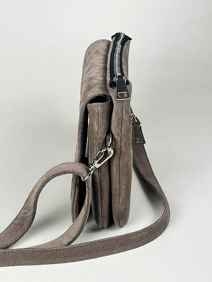 картинка Сумка-клатч ED'ART s04.капучино замша от интернет магазина