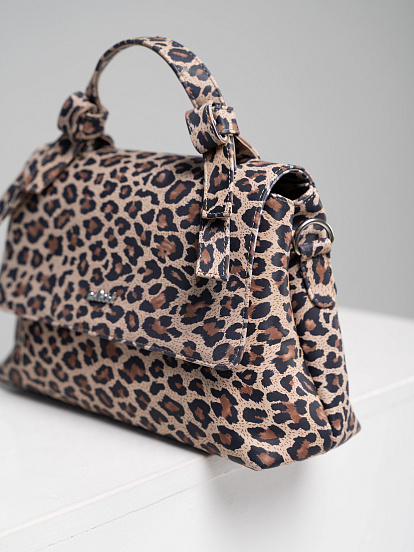 картинка Сумка-клатч ED'ART s06.бежевый леопард от интернет магазина