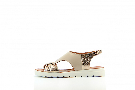 картинка Босоножки ED'ART 1053.115'w.gold/beige. от интернет магазина