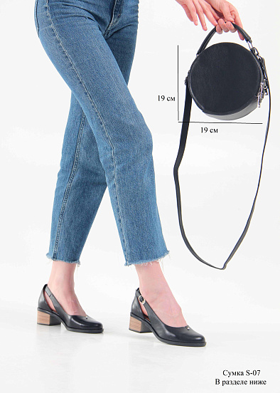 картинка Туфли ED'ART 4022.22280'bl. black от интернет магазина