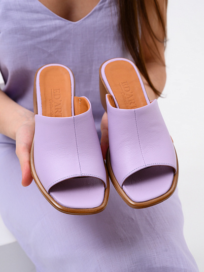 картинка Босоножки ED'ART 4012.23663'br. Лиловый+коричневый от интернет магазина