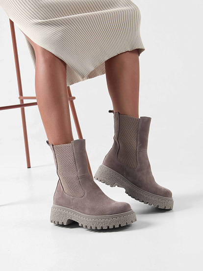 картинка Ботинки ED'ART 334.asteria.ka капучино замш от интернет магазина