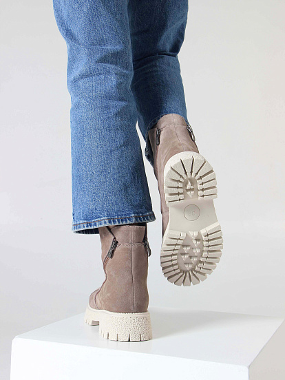 картинка Ботинки ED'ART 233.1541'be. Капучино замша от интернет магазина