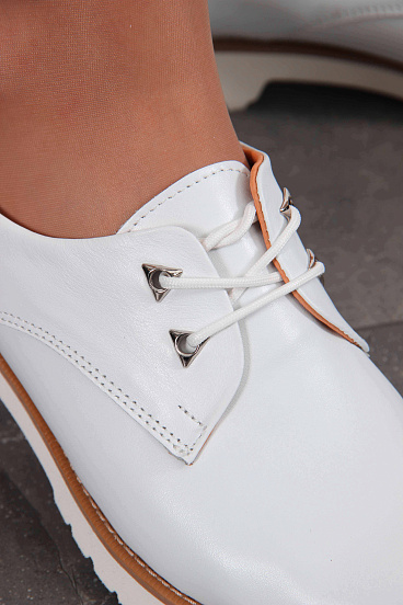 картинка Туфли полуботинки ED'ART 102.country.'w. Белый от интернет магазина