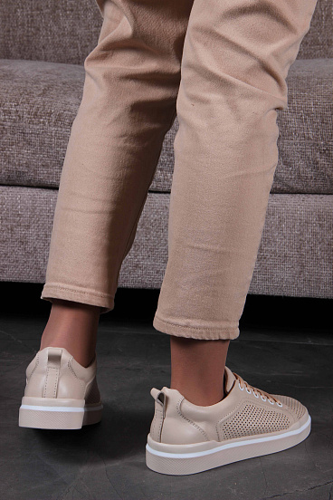 картинка Кеды ED'ART 158.p.paloma'be/w. Бежевый от интернет магазина