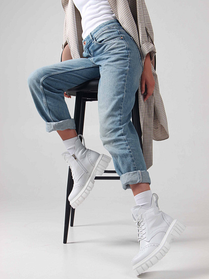 картинка Ботинки ED'ART 338.21153'w. Белый от интернет магазина