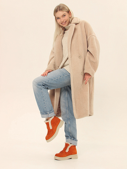 картинка Ботинки ED'ART 307.florida 'be.мандарин замша от интернет магазина