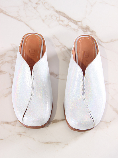 картинка Сабо ED'ART 3200.25294'br.Белый ибица+коричневый от интернет магазина