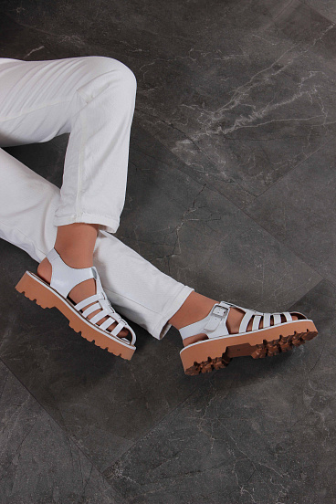 картинка Босоножки ED'ART 2026.5151'be.Белый от интернет магазина