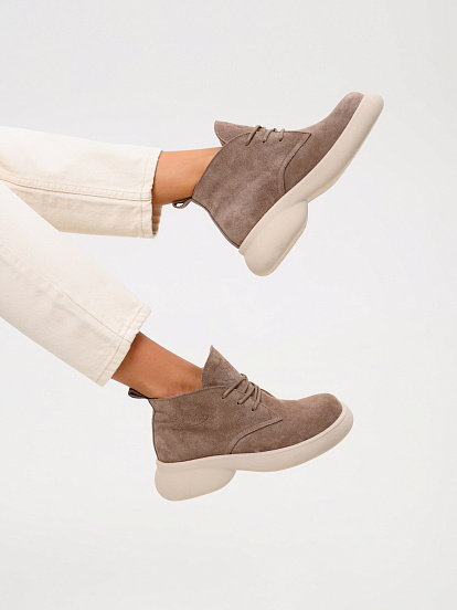 картинка Ботинки ED'ART 308.927'be. капучино замша от интернет магазина