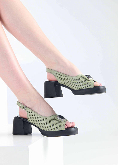 картинка Босоножки ED'ART 5030.Р.24191'bl.Авокадо  от интернет магазина