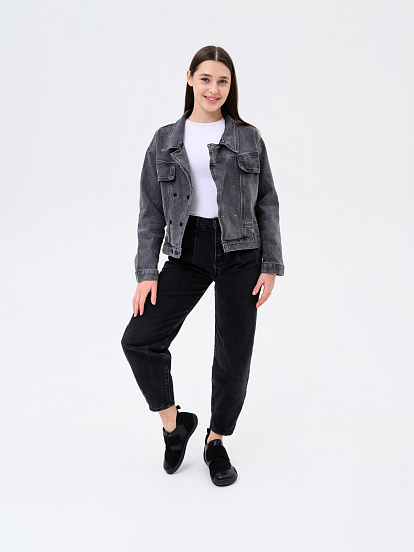 картинка Босоногие ботинки  ED'ART 206.NATA'bl.Черная кожа+черная замша от интернет магазина