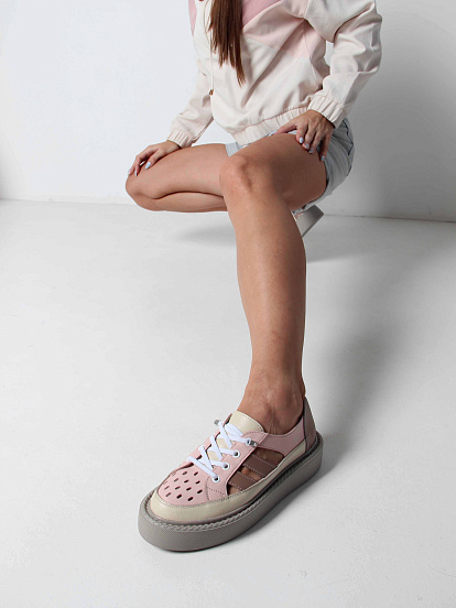 картинка Кроссовки ED'ART 165.P.Lusi23.'co. Розовый какао от интернет магазина