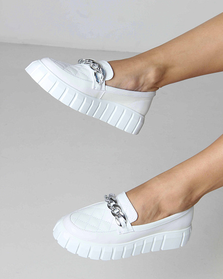 картинка Лоферы туфли ED'ART 145.91505'w.Белый от интернет магазина