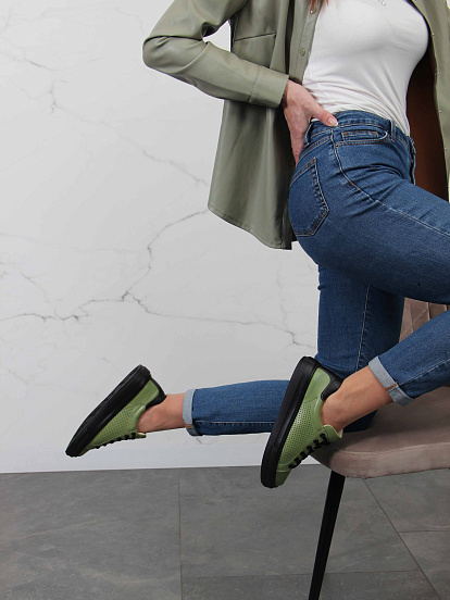 картинка Кеды ED'ART 127.Lusi22'bl. Авокадо от интернет магазина