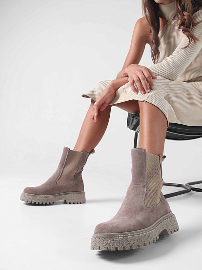 картинка Ботинки ED'ART 334.asteria.ka капучино замш от интернет магазина