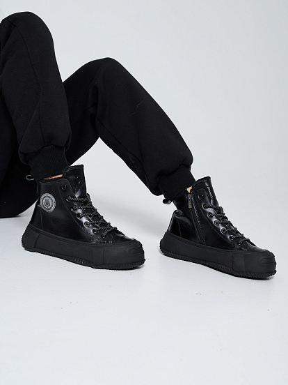 картинка Ботинки ED'ART 217.PODYUM151'bl. черный от интернет магазина