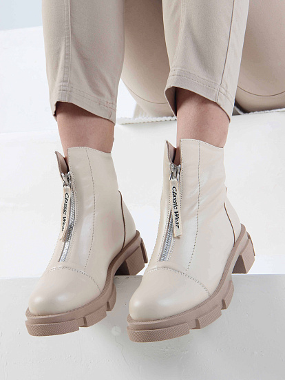 картинка Ботинки ED'ART 330.21074ka. Бежевый капучино от интернет магазина