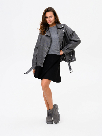 картинка Ботинки  ED'ART 308.927'gr. серый замок замша+серый от интернет магазина