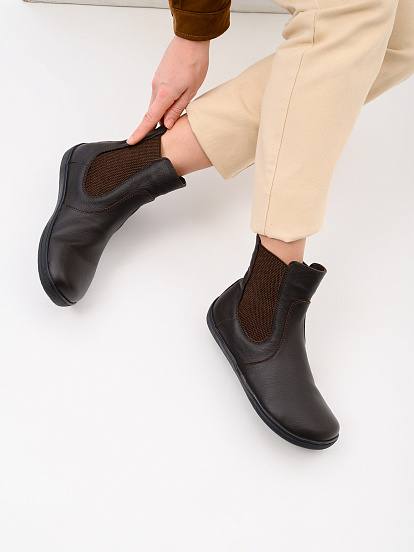 картинка Челси босоногие ED'ART 366.NATA'bl.Темно-коричневая оттима от интернет магазина