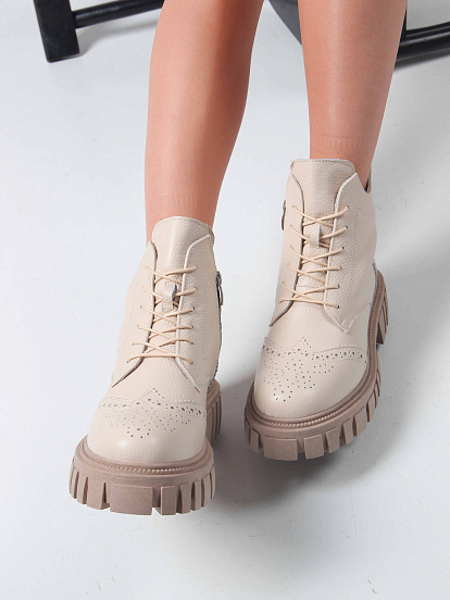 картинка Ботинки ED'ART 338.21153'be.Бежевый макс от интернет магазина