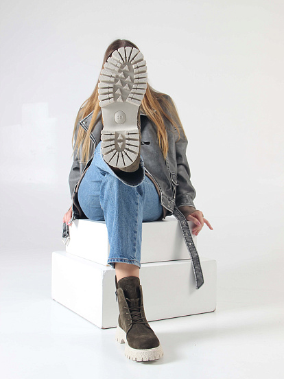 картинка Ботинки ED'ART 228.V.1541'be. Хаки от интернет магазина