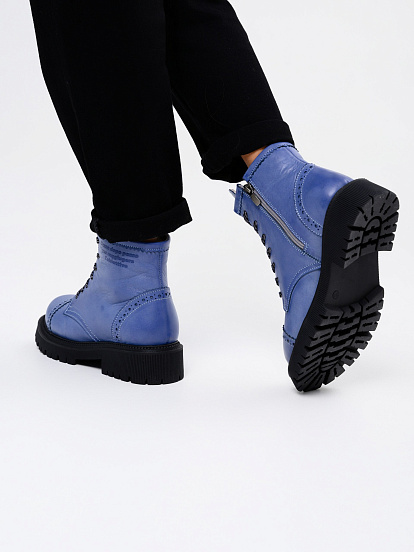 картинка Ботинки ED'ART 319.taskana'bl. Вакса джинс от интернет магазина