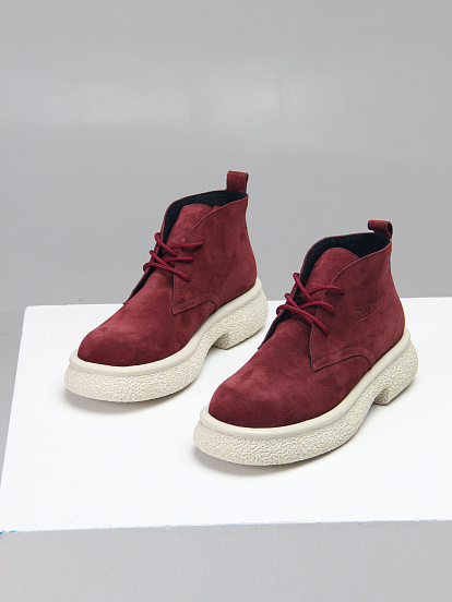 картинка Ботинки ED'ART 308.агата'w. бордо замша от интернет магазина