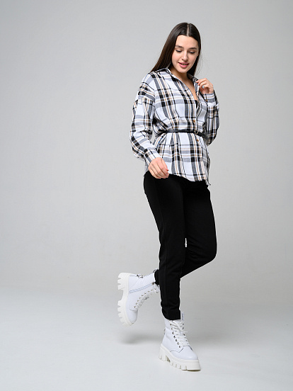 картинка Ботинки ED'ART 329.зиплайн'w. белый от интернет магазина